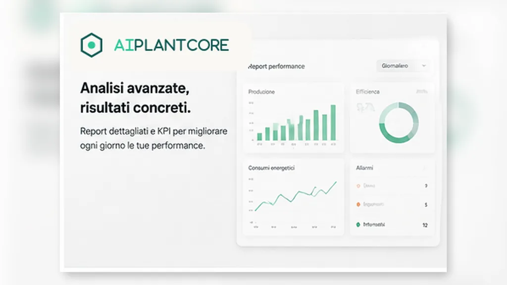 Immagine generata con IA: Illustrazione di un report con analisi e indicatori chiave di prestazione, contenuto generato a scopo dimostrativo